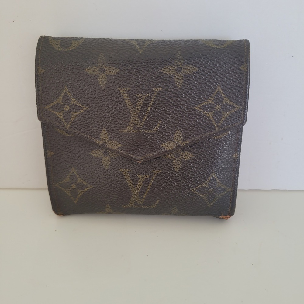Louis Vuitton Monogram Portefeuille Elise Trifold Wallet Brown AN0960 Vintage - Picture 2 of 15